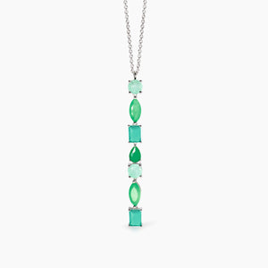 Hai aggiunto Girocollo con fusion stone glass verde pendente Santorini Mabina 553737 al tuo carrello.