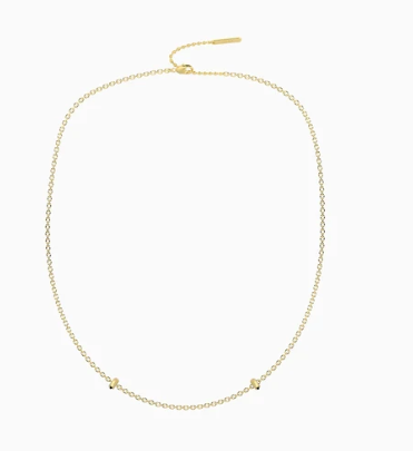 Girocollo dorato regolabile in acciaio Kidult  by you 751239