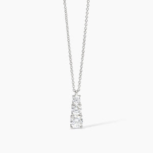 Hai aggiunto Choker in rhodium-plated silver with forzatina chain and white zircons TRILOGY 553643 al tuo carrello.
