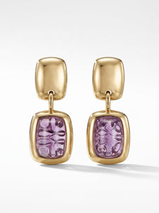 Hai aggiunto Boucles d'oreilles Soara pour femmes, en argent, ornées de turquoise et d'onyx, en forme de losange. al tuo carrello.
