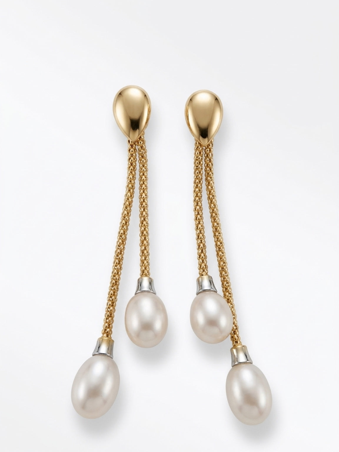 orecchini pendenti con perle   da donna in argento   Soara -idea coral