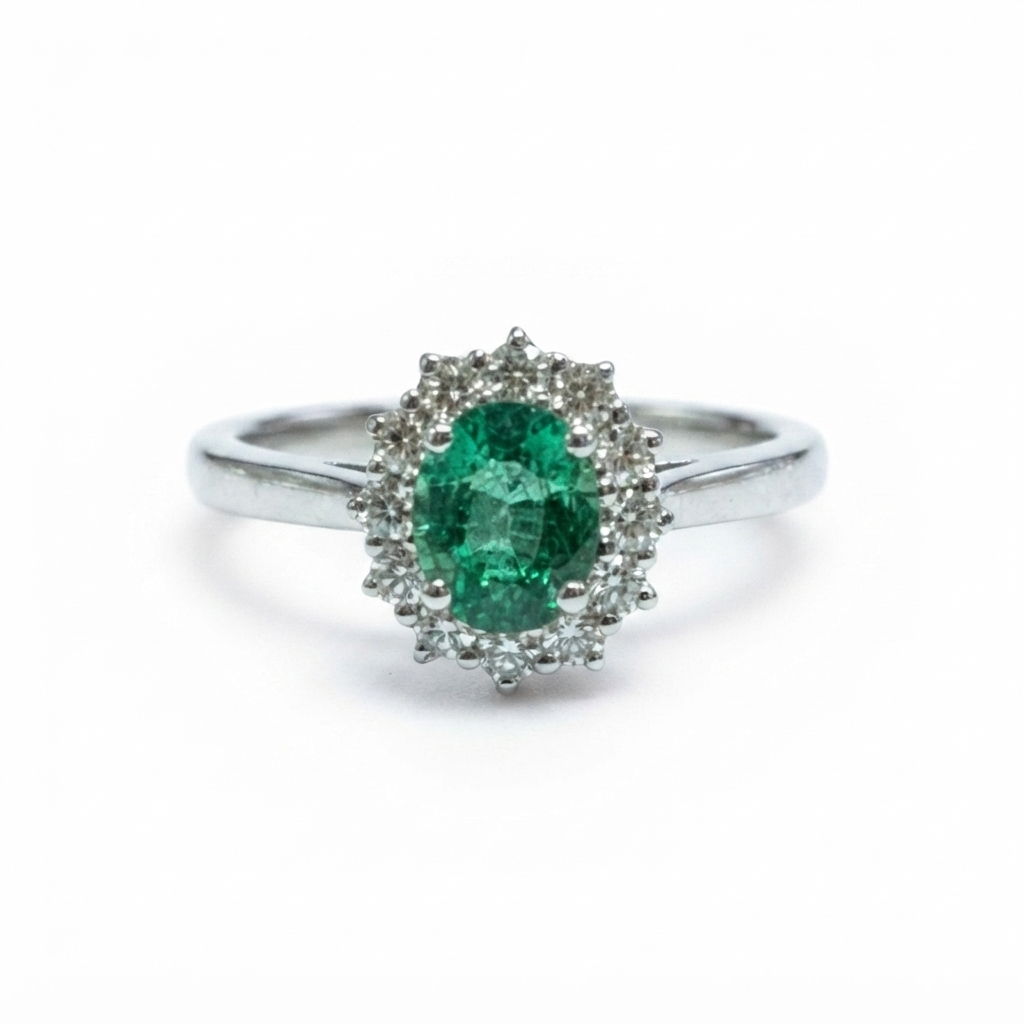 
Anello  in oro con diamanti e smeraldo Crivelli 234-6226-6-5
