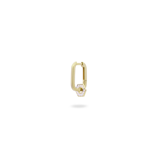 Mono-orecchino scattino e mini rotella - SHAPES Rue des Mille ORZ-020 M3 AU