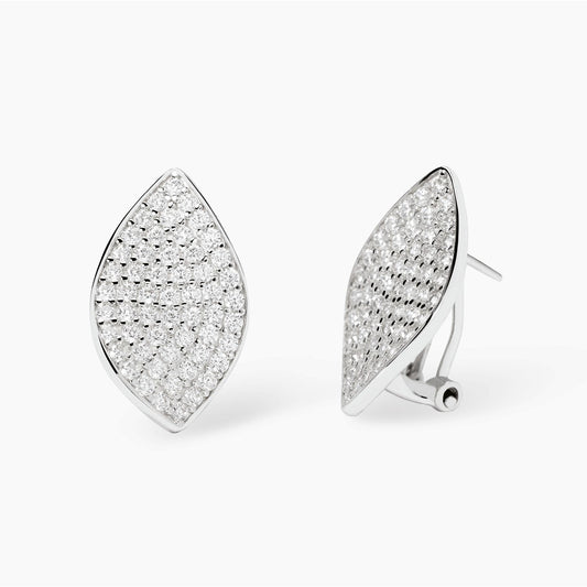 Orecchini Mabina a lobo in pavè di zirconi COME TE 563910