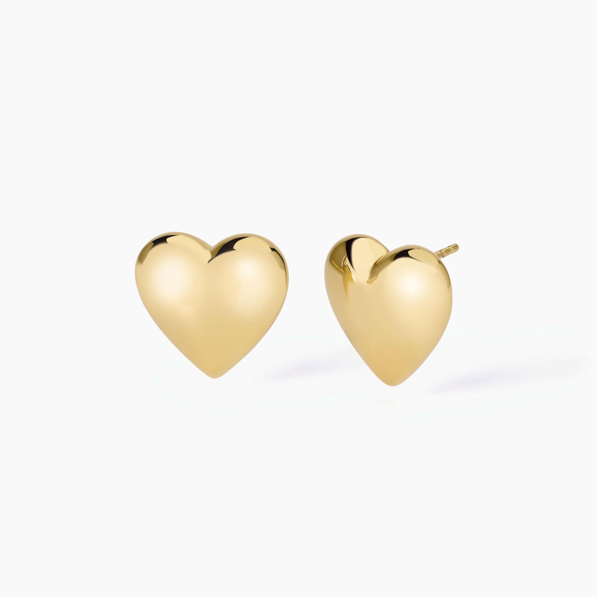 Orecchini placcati oro a forma di cuore Don't Say Love Mabina 563832