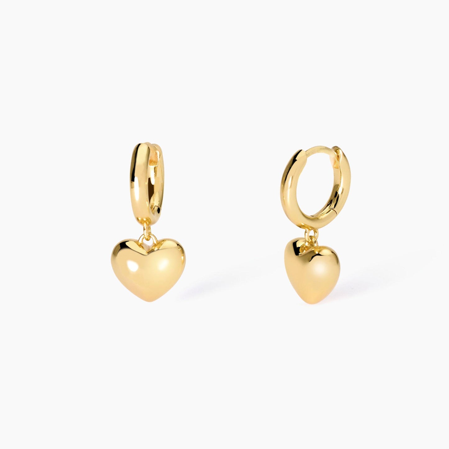 Orecchini placcato oro con cuore Feeling  MABINA 563819