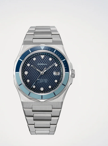 Orologio D1 Milano automatico Dual Navy D1-ATBJ21