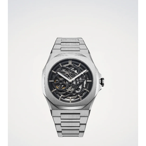 Hai aggiunto Orologio D1 Milano da uomo  Silver Skeleton D1-SKBJ10 al tuo carrello.