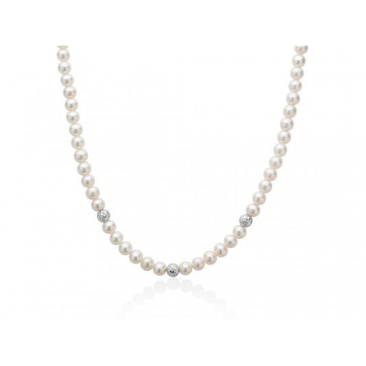 Collana Miluna Perle – PCL4982BV realizzato in perle con chiusura in oro bianco 750/1000Oro .