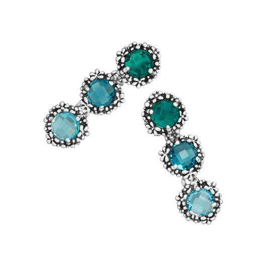 Orecchini pendenti Giovanni Raspini cascata blue ivy 12433