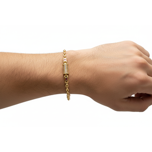 Hai aggiunto Bracelet Zancan en or 18 carats, diamants et rubis, modèle UB161G  al tuo carrello.