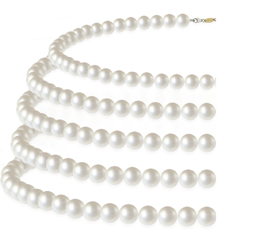 Collana in perle DonnaOro con chiusura in oro