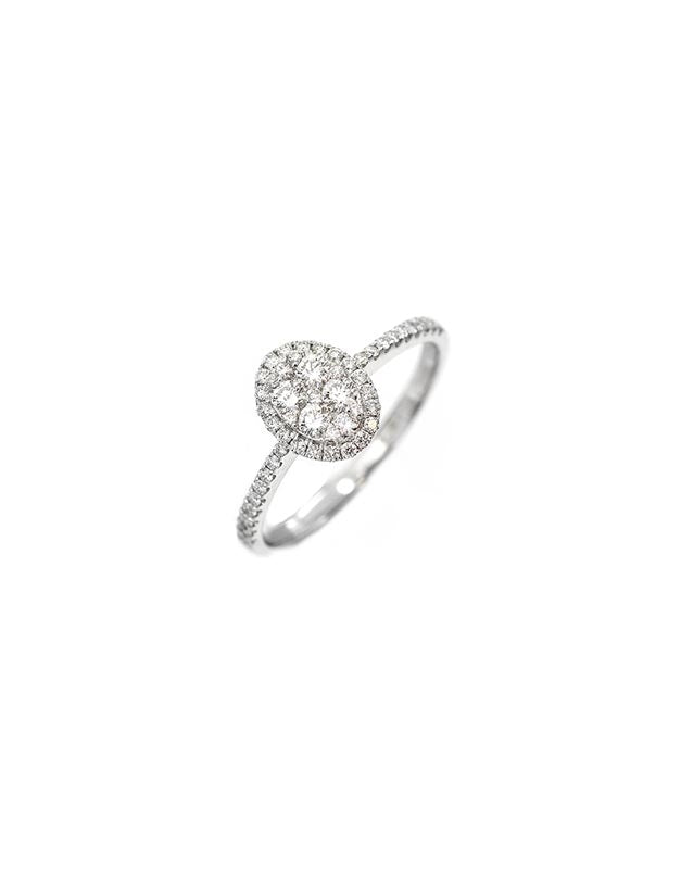 Anello Giorgio Visconti Donna - in Oro Bianco ABX15456