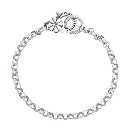 bracciale rolò  chiusura quadrifoglio 12459 Giovanni Raspini