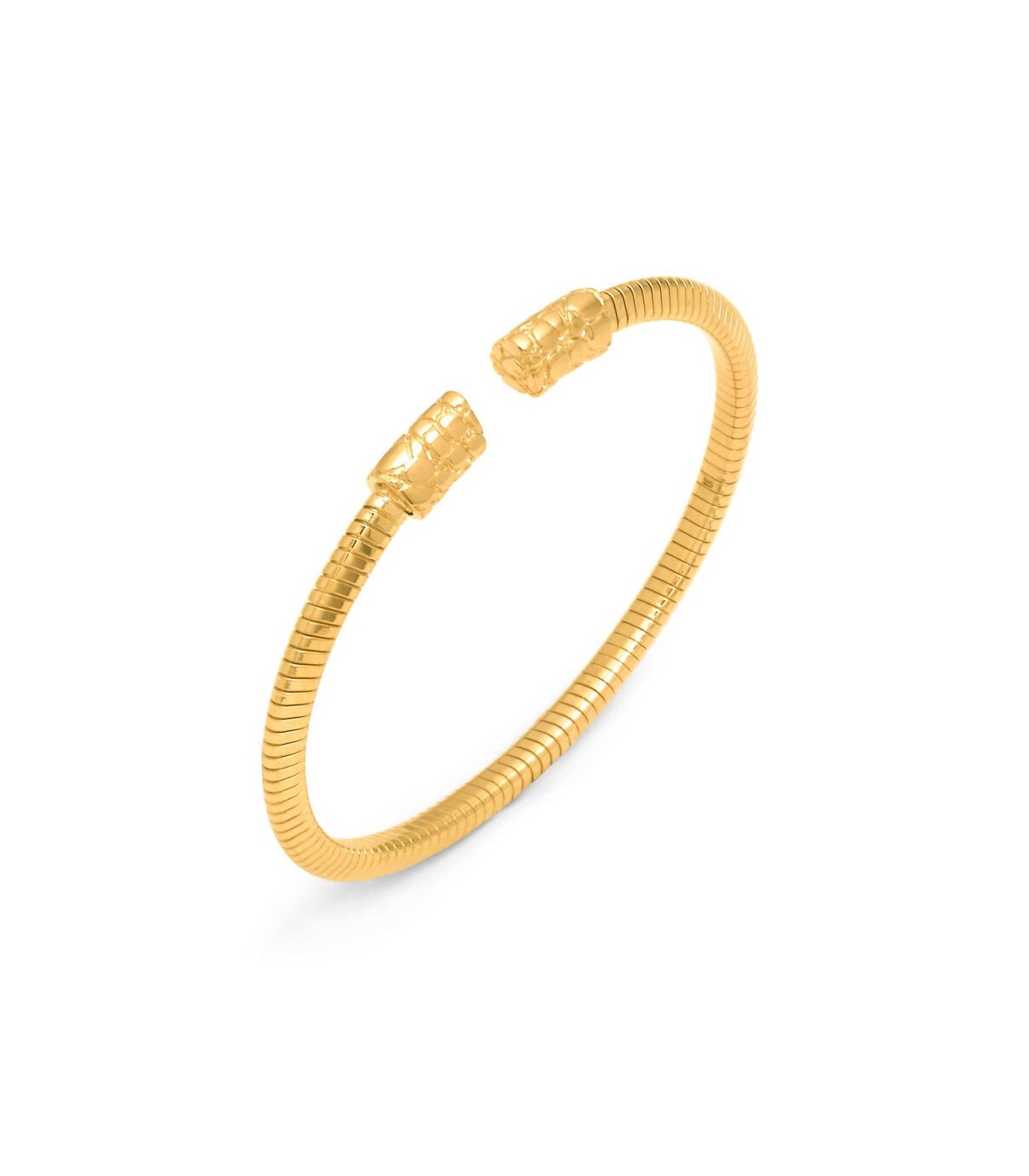 Bracciale Tubogas croco  piccolo dorato 12547 Giovanni Raspini