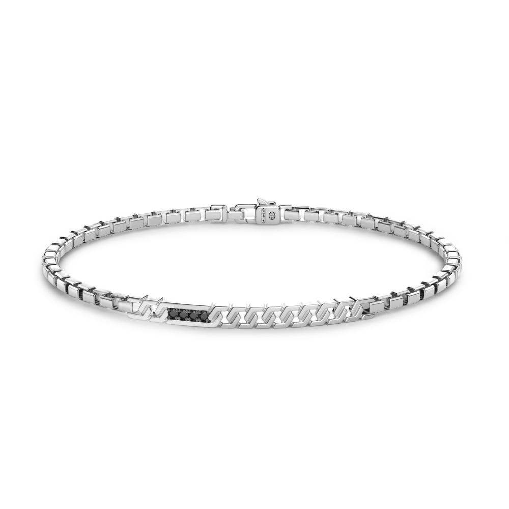 Zancan men's jewelry bracelet in 925 silver - EXB820