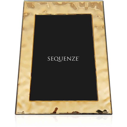 Cornice portafoto piramide wol silver gold Sequenze  10X15 cm SQ1702/20g