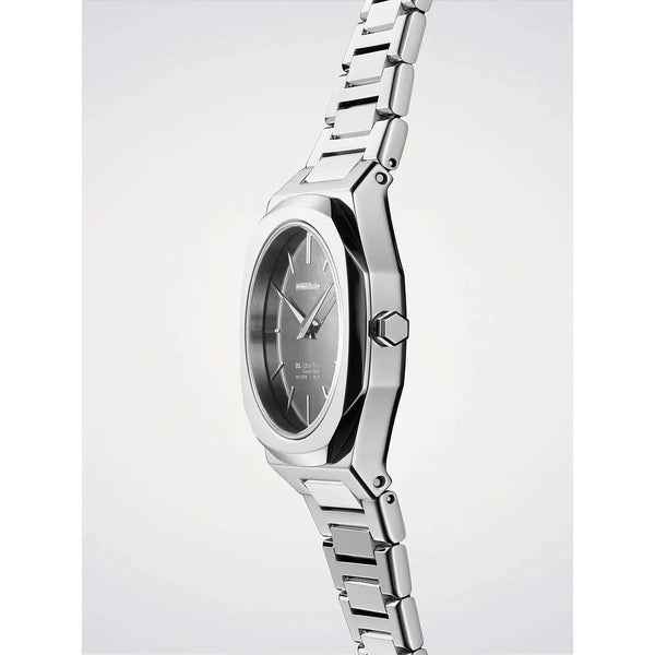 Orologio D1 Milano Ultra Thin Silver Gleam Argento UTBL39