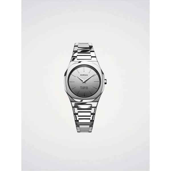 Orologio D1 Milano Ultra Thin Silver Gleam Argento UTBL39