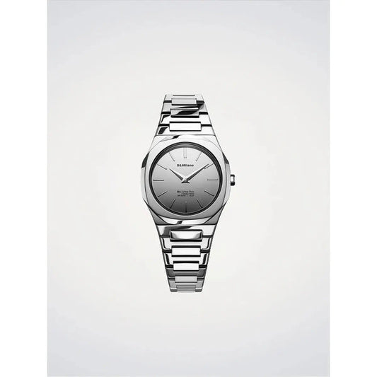 Orologio D1 Milano Ultra Thin Silver Gleam Argento UTBL39