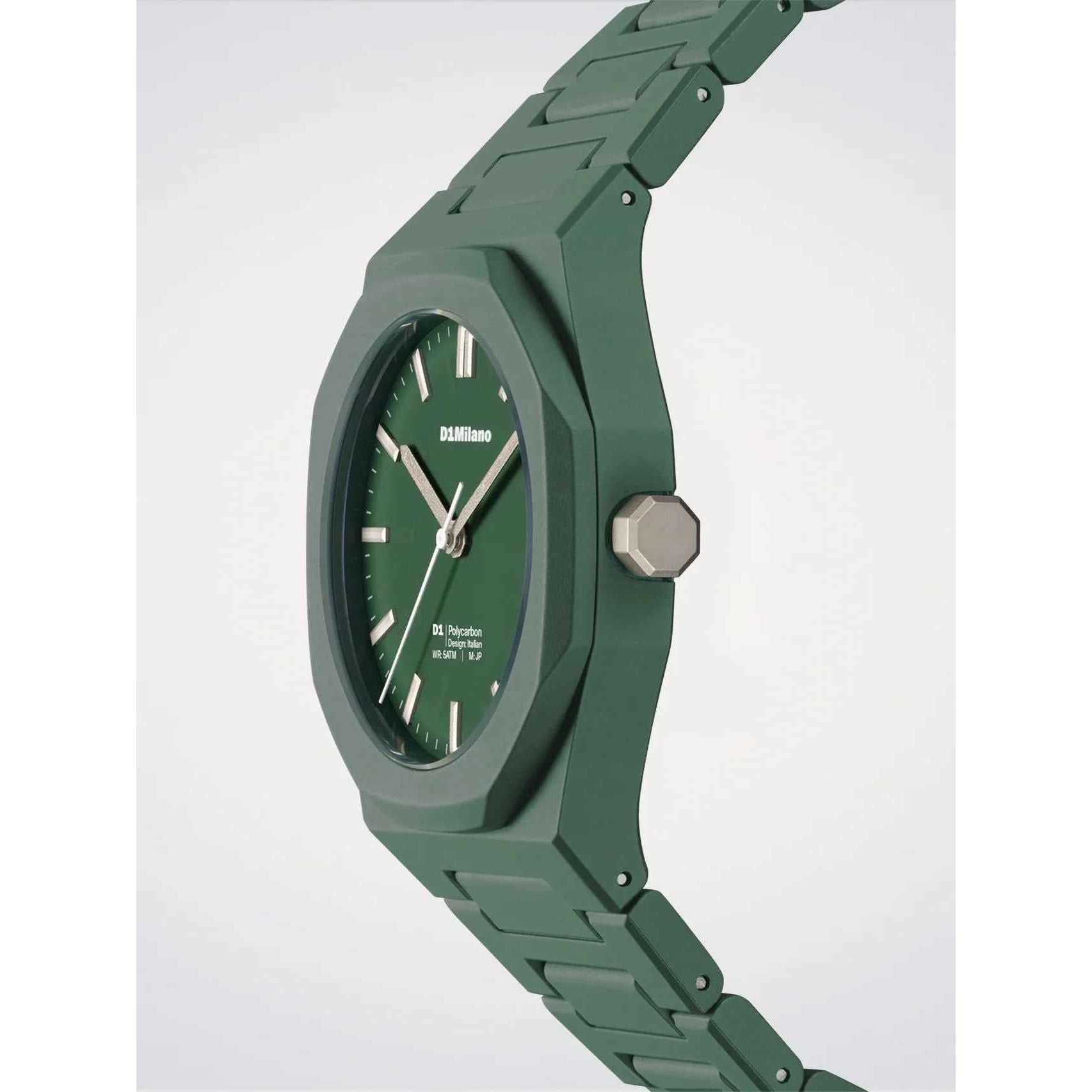 Orologio D1 Milano Uomo - Polycarbon Green D1-PCBJ42