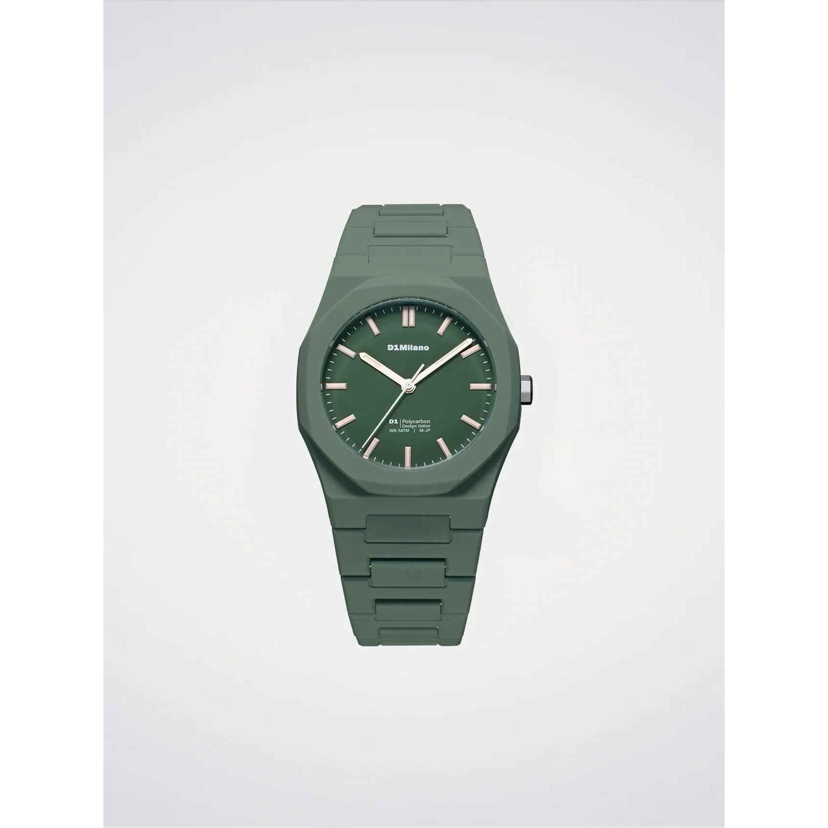 Orologio D1 Milano Uomo - Polycarbon Green D1-PCBJ42
