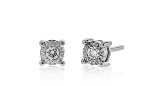 Orecchini Donnaoro linea Stelle in oro e diamanti  DHOL2372.008