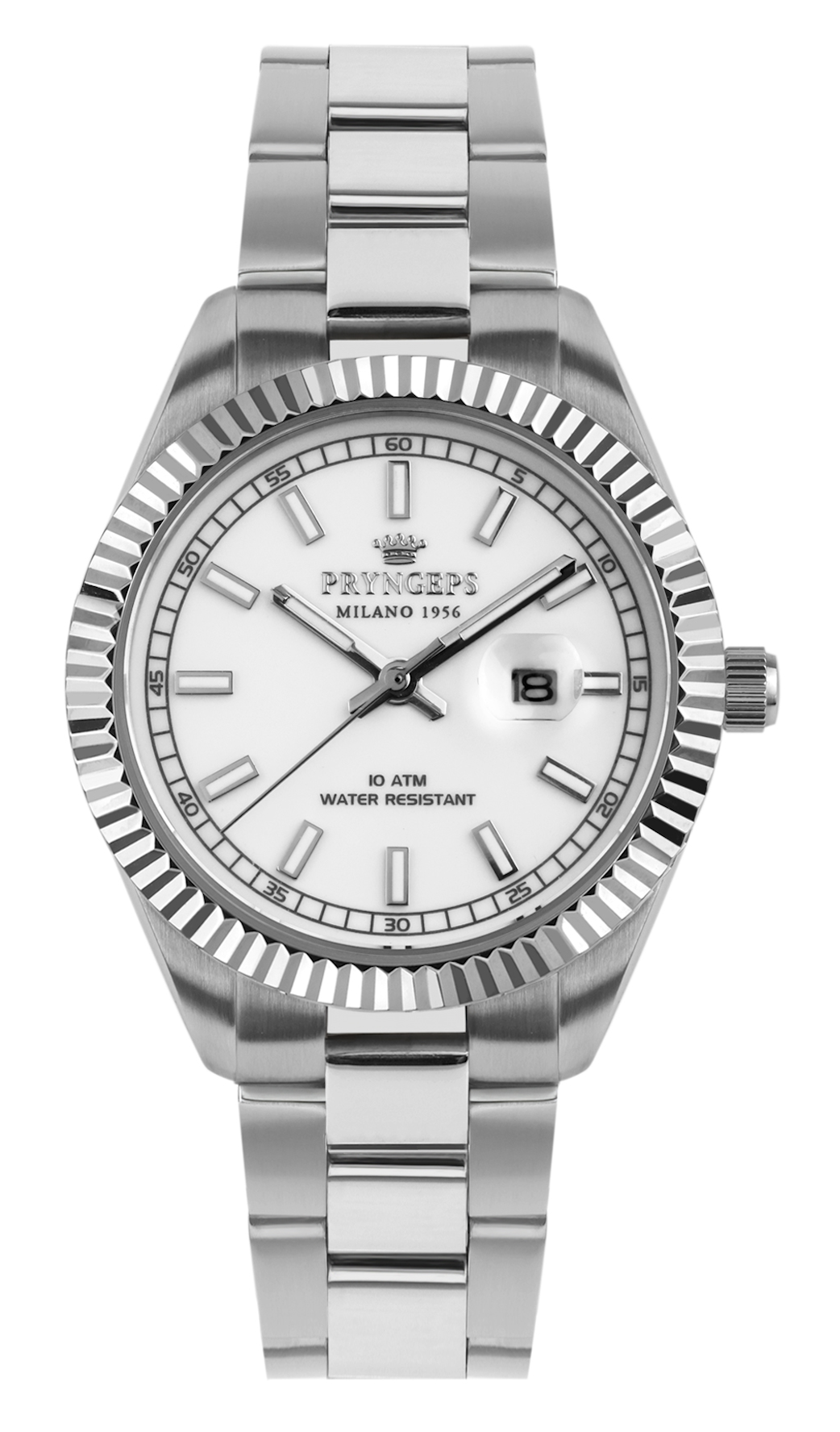 OROLOGIO PRYNGEPS DONNA A1212 QUADRANTE BIANCO QUARTZ SLIM 34MM