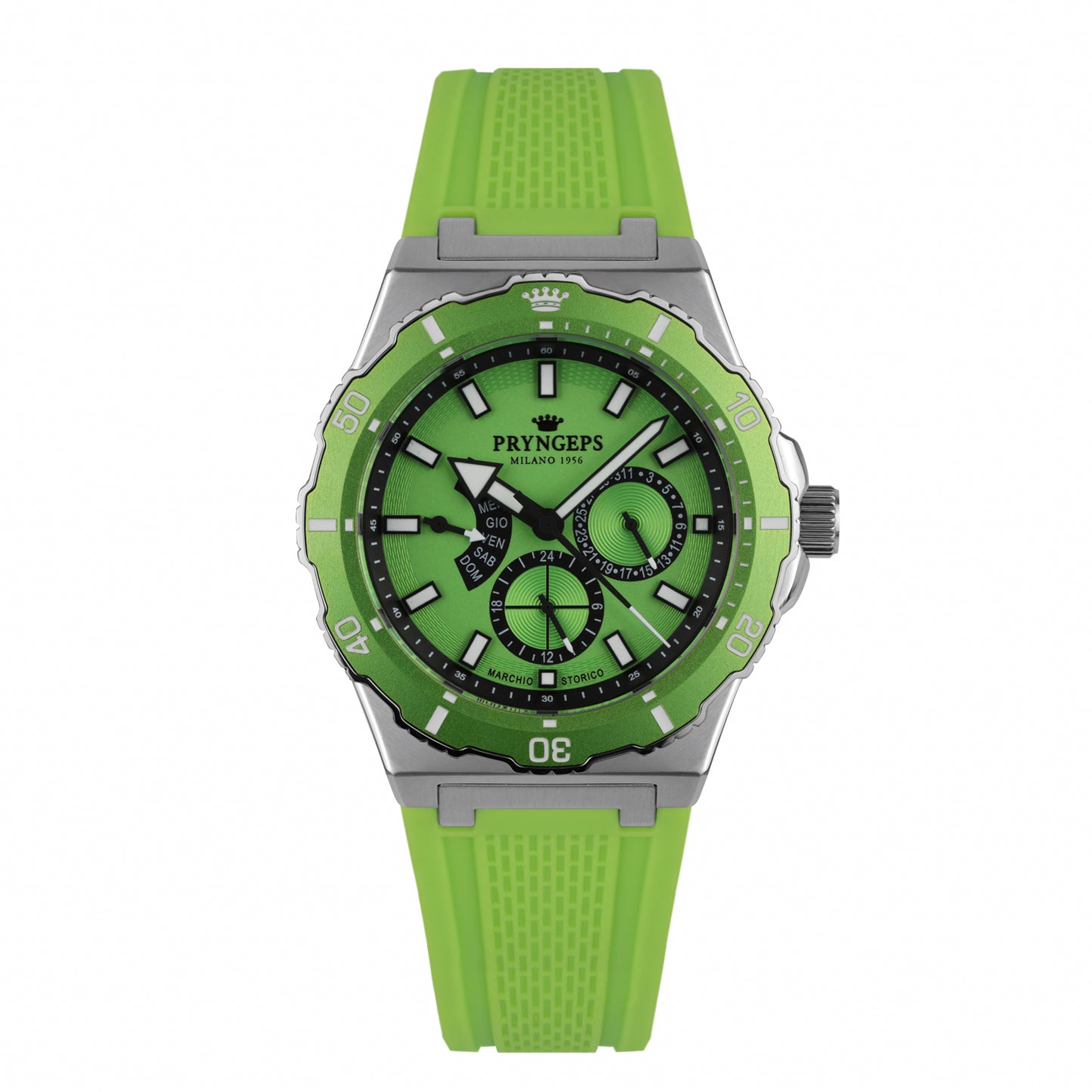 Orologio Pryngeps Jamaica 70° A1216 Bianco