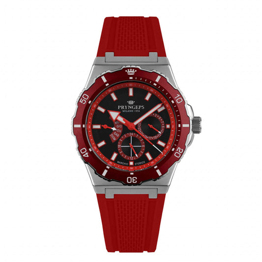 Orologio Pryngeps Jamaica 70° A1216 rosso