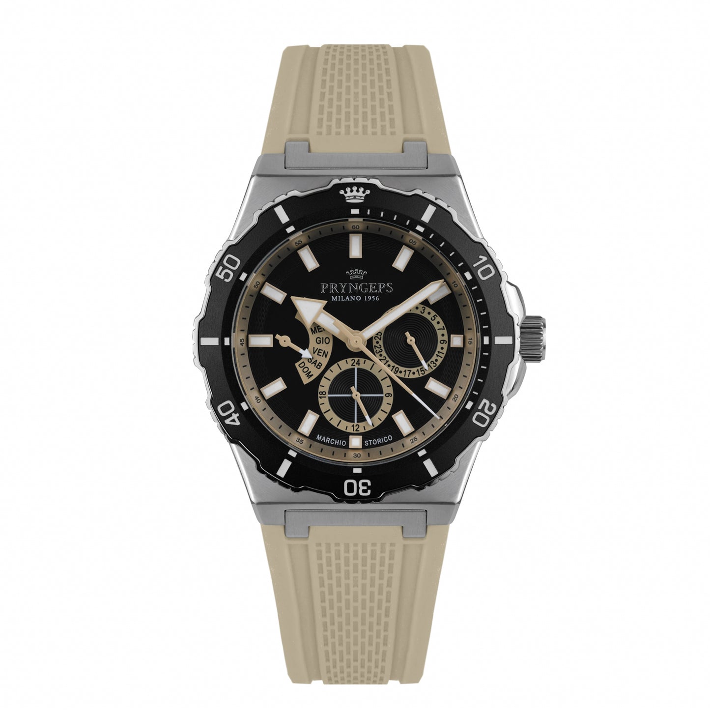 Orologio Pryngeps Jamaica 70° A1216 Bianco