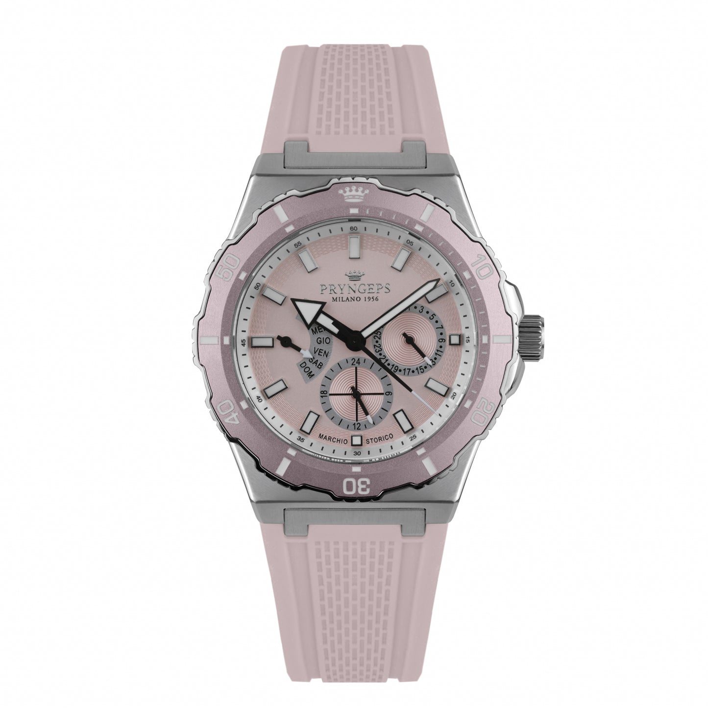 Orologio Pryngeps Jamaica 70° A1216 Bianco