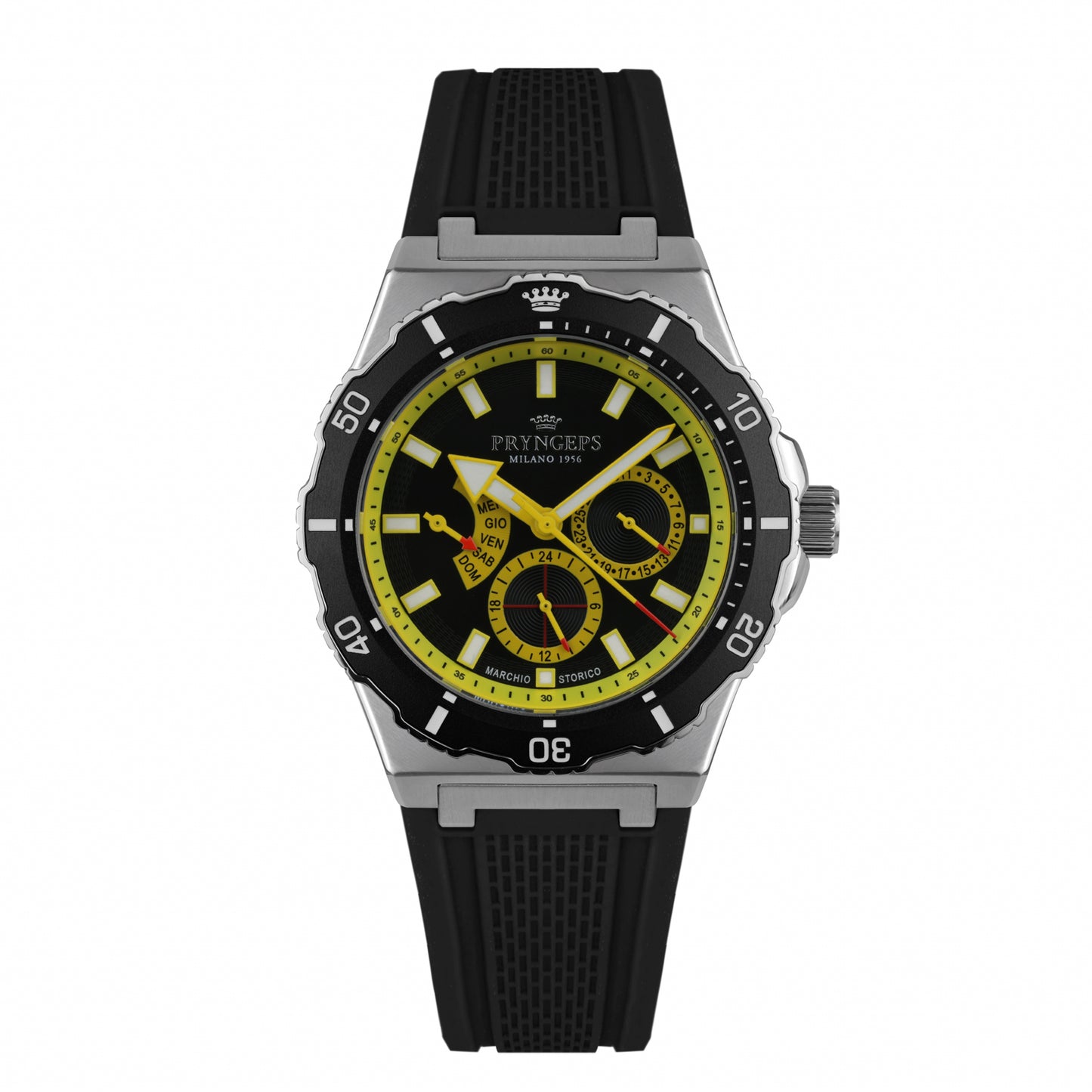Orologio Pryngeps Jamaica 70° A1216 Bianco