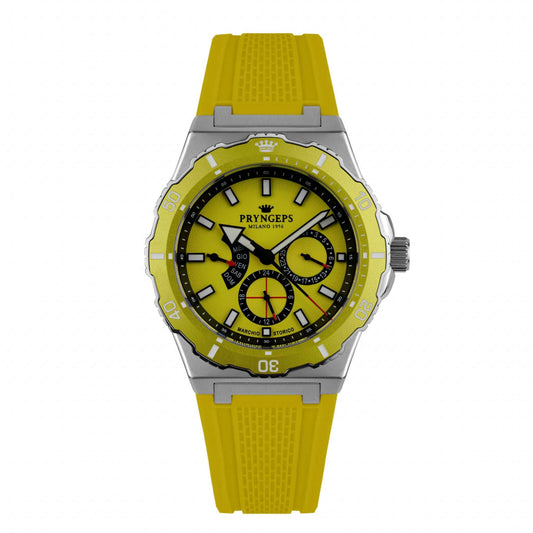 Orologio Pryngeps Jamaica 70° A1216 giallo