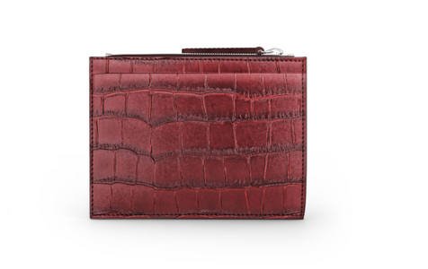 Hai aggiunto Portacarte con zip pelle Croco  borgogna  Giovanni Raspini L0030 al tuo carrello.