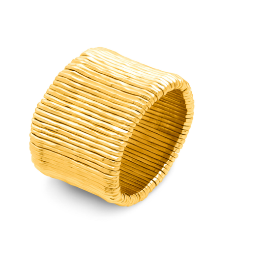 Bracciale  Santa Fe Grande in bronzo dorato N0024 Giovanni Raspini