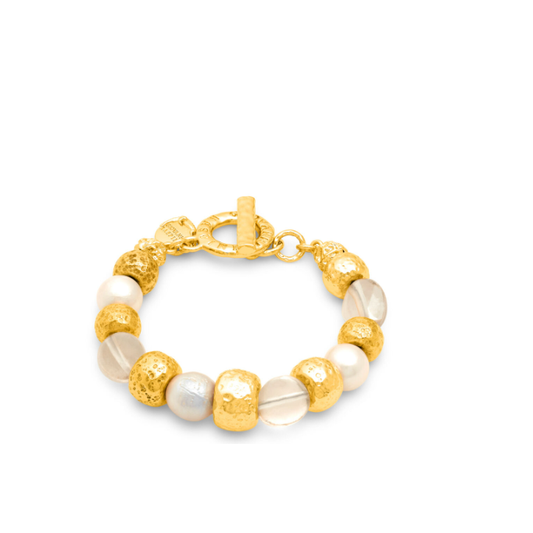 Bracciale Crystal in bronzo dorato N0027 Giovanni Raspini
