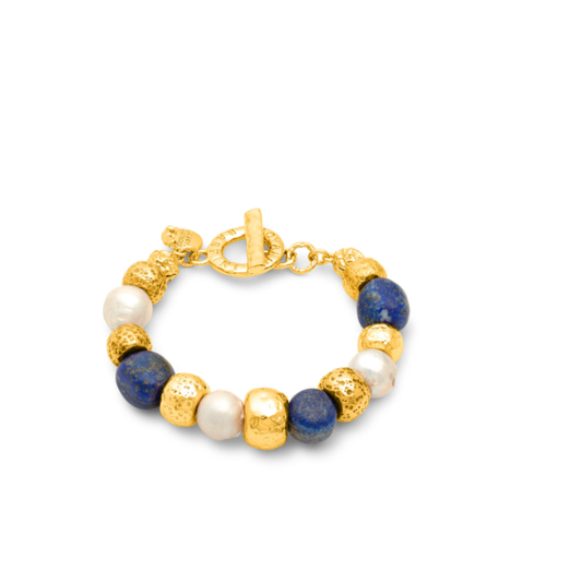 Bracciale Blue Nomad in bronzo dorato N0031 Giovanni Raspini