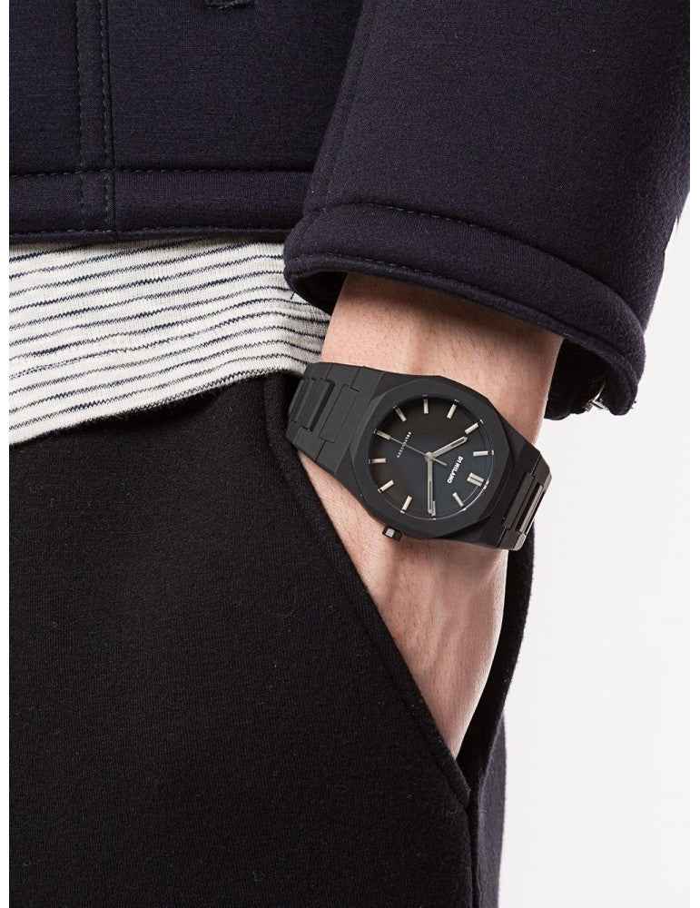 Orologio D1 Milano Uomo - Polycarbon Cloudburst Nero D1-PCBJ11