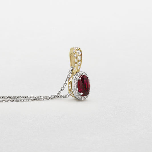 CHOKER NECKLACE IN WHITE, ROSE GOLD, DIAMONDS AND EMERALDS GIORGIO VISCONTI