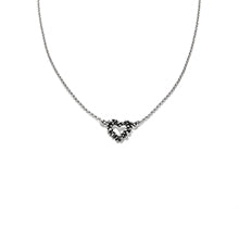 Light Gray COLLANA MINI SWING CUORE 10265 DI GIOVANNI RASPINI