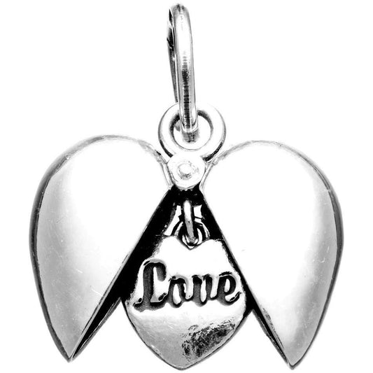 Light Gray Charms Giovanni Raspini | CUORE "LOVE" 11184