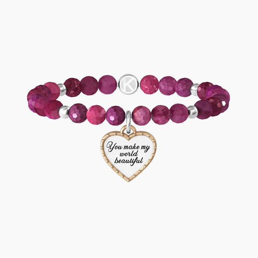 Bracciale Kidult Donna  CUORE | YOU MAKE MY WORLD BEAUTIFUL – 732127