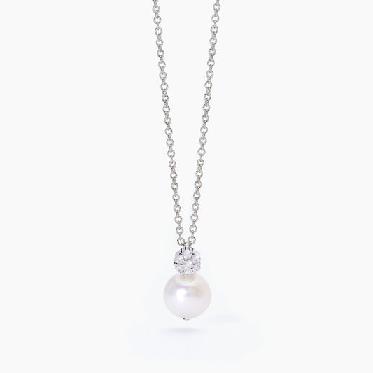 Girocollo in argento con perla coltivata FIOR FIORE Mabina 553546