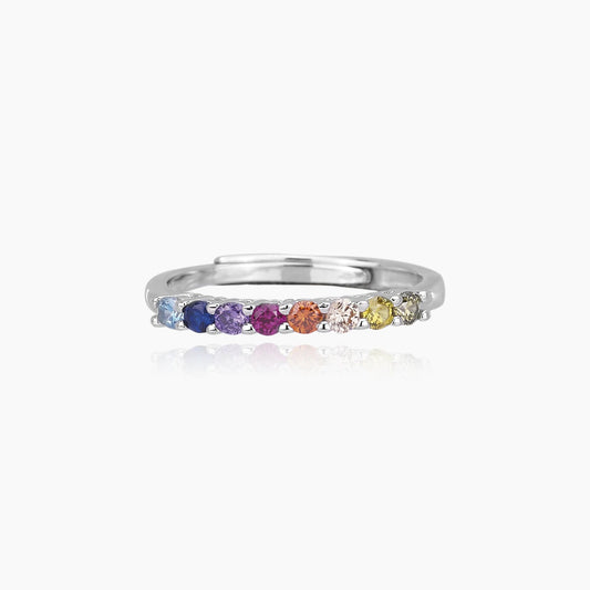 Anello Veretta multicolor mezzo giro Mabina 523158
