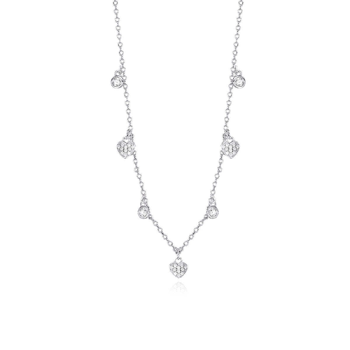 COLLANA CUORI  553264 MABINA - Punto Gioielli