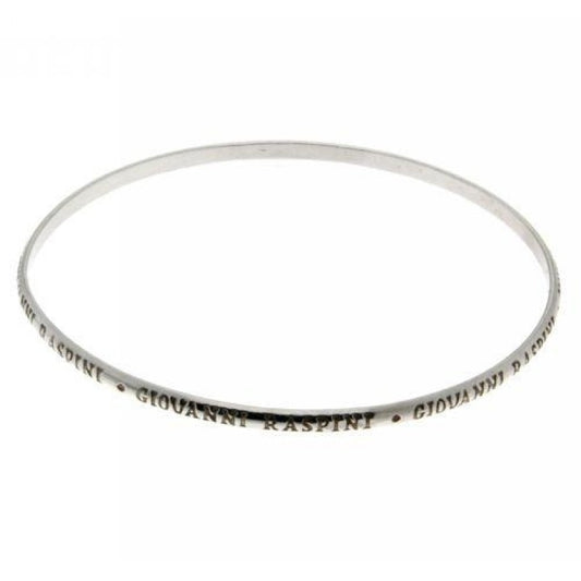 BRACCIALE BANGLE LOGO UN FILO DI GIOVANNI RASPINI DIAMETRO mm 60 7109 S - Punto Gioielli