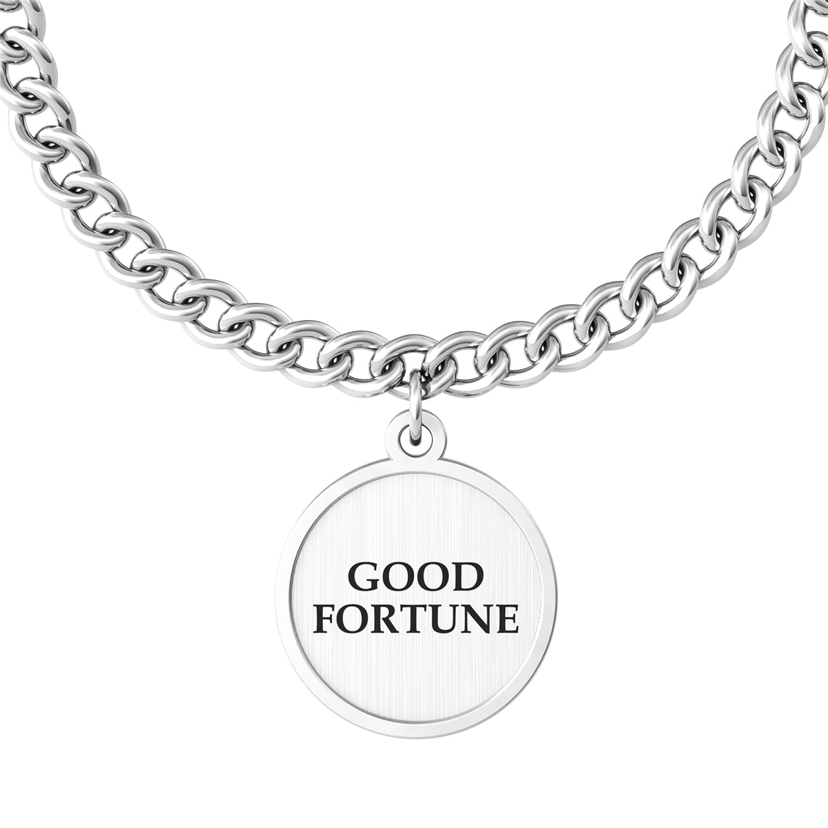 KIDULT Bracciale Donna Gatto – Acciaio 316L Con Ciondolo Zampa E Cristallo – Compagnia (731964)
