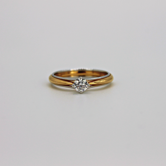 Light Gray ANELLO SOLITARIO  IN ORO BIANCO E DIAMANTI GIORGIO VISCONTI A16841E