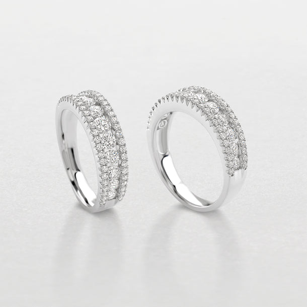 Lavender ANELLO IN ORO BIANCO E DIAMANTI ABX14826  GIORGIO VISCONTI